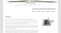 Desktop Screenshot of leco.co.za